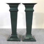 A pair of jardiniere stands