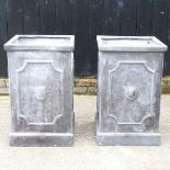A pair of planters