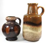 Two pottery vases