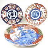 Three Imari dishes