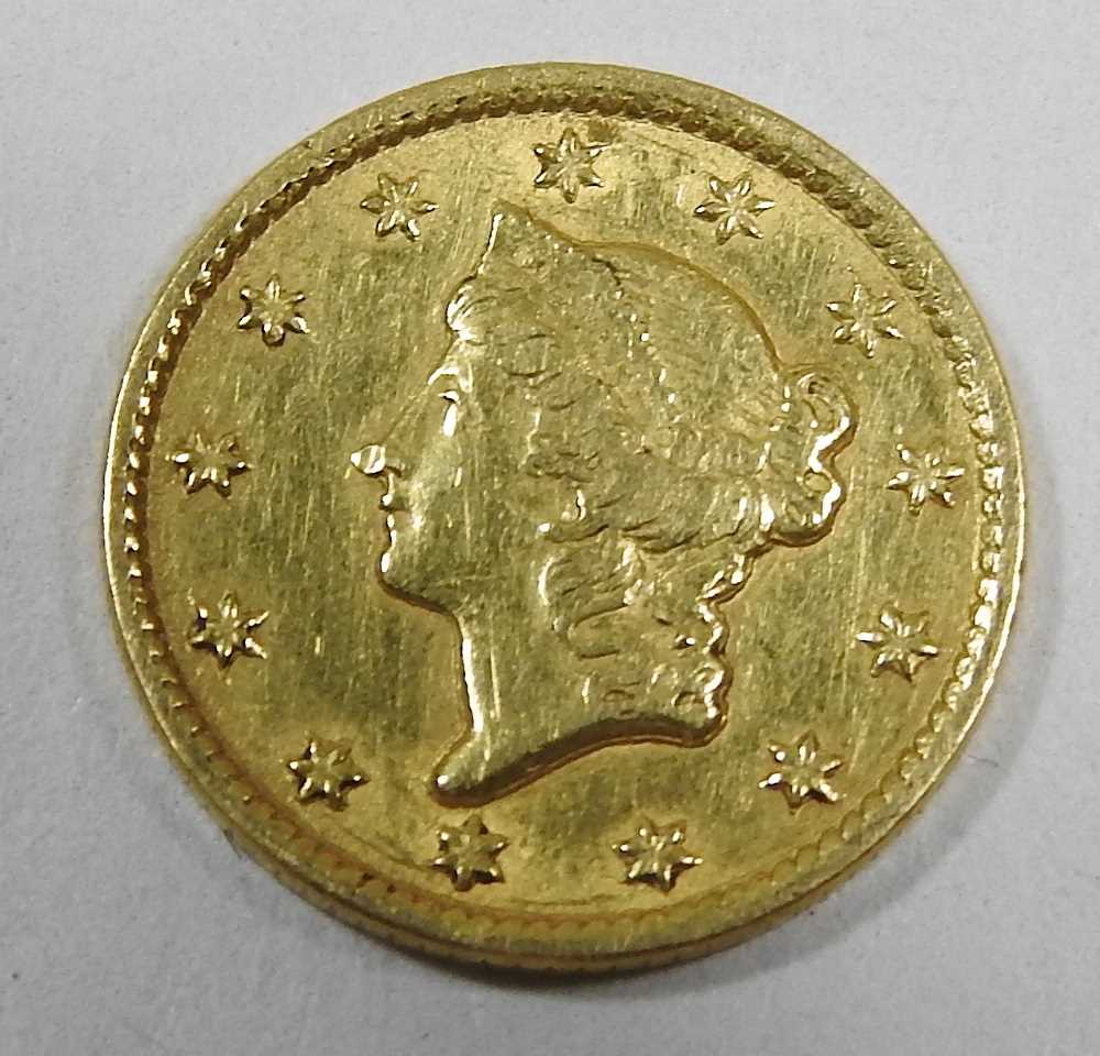 A gold dollar coin - Image 4 of 5