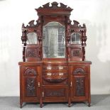 A Victorian sideboard