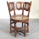 An oak chair