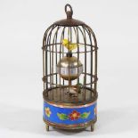 A birdcage clock