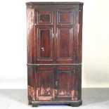 A corner cabinet