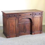 A Regency mahogany sideboard