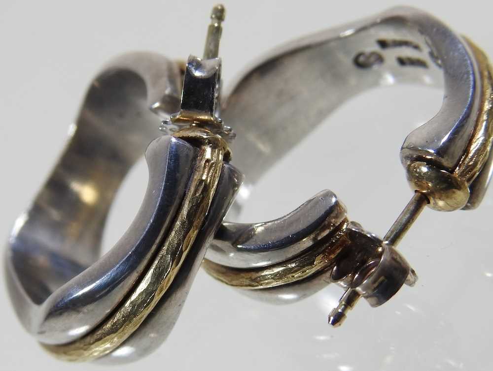 A pair of Georg Jensen earrings - Image 4 of 5