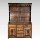 An oak dresser