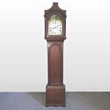 A 19th century longcase clock