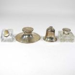 A collection of inkwells