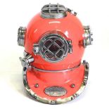 A diver's helmet