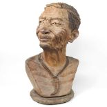 An African portrait bust