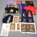 A collection of textiles