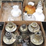 A collection of oil lamps