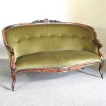 A 19th century sofa