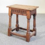 A 17th century style joint stool