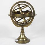 An armillary globe