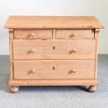 A pine chest