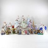 A collection of Royal Doulton figurines