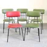 A set of four 1960's dining chairs and another