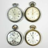 Four pocket watches