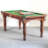 A Riley snooker table