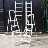Three ladders