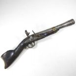 An antique Eastern blunderbuss pistol