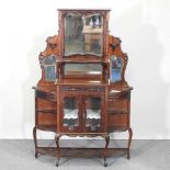 A Victorian mirror back sideboard