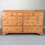 A pine chest