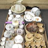 A collection of china to include Worcester Evesham serving dishes