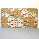 A Mulberry Home Flying Ducks upholstered headboard