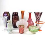 A collection of vases