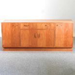 A 1960's teak sideboard