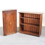 A George III cabinet and bookcase