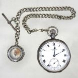 An early 20th century silver pocket watch