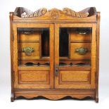 An Edwardian smoker's cabinet