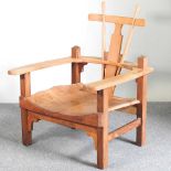 A contemporary plantation chair