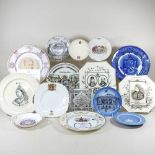 A collection of Victorian and later Royal commemorative china