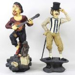 Two Peter Mook figures