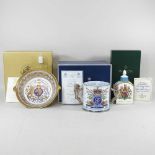 Three items of Royal commemorative