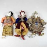 Three Indonesian puppets