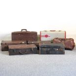 A collection of vintage cases