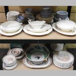 A collection of Wedgwood and dinner wares