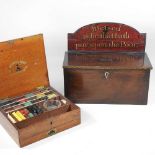 A collection box and an artist's box