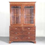 A George III cabinet bookcase