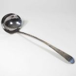 A George III silver ladle