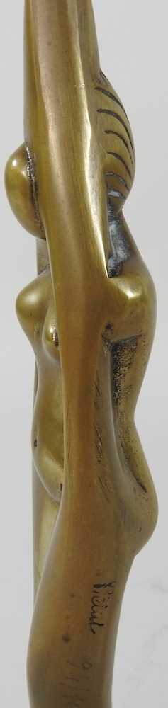 An Art Deco figure of a lady - Image 4 of 5