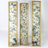 A pair of Chinese panels