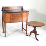 A washstand and table